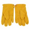 Forney Lined Suede Cowhide Leather Driver Work Gloves Menfts L 53158